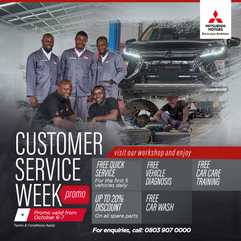 CUSTOMER SERVICE WEEK PROMO