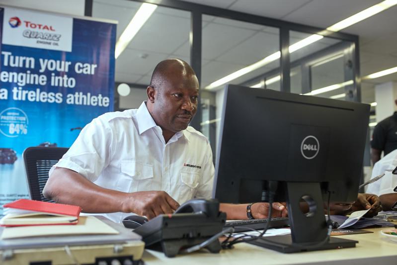 Mr. Kunle Jaiyesimi, DMD, Massilia Motors plays the role of a Service advisor.